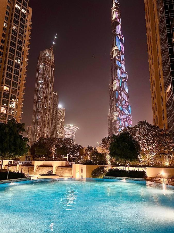 Spectacular Burj & Fountain View - Luxurious 3 Bedrooms & Maids Room - The Residences دبي المظهر الخارجي الصورة