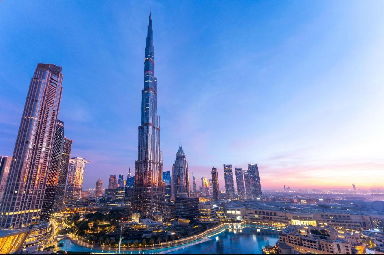 Spectacular Burj & Fountain View - Luxurious 3 Bedrooms & Maids Room - The Residences دبي المظهر الخارجي الصورة