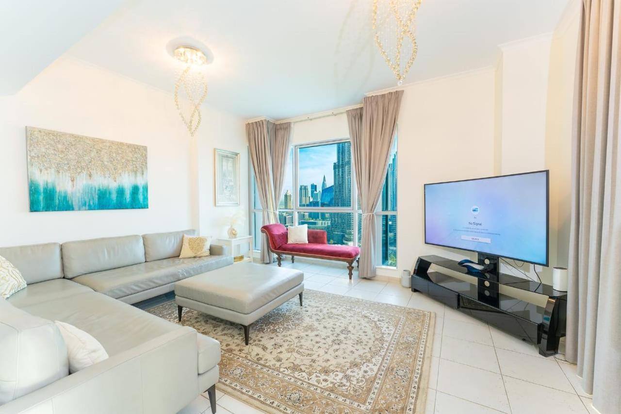 Spectacular Burj & Fountain View - Luxurious 3 Bedrooms & Maids Room - The Residences دبي المظهر الخارجي الصورة